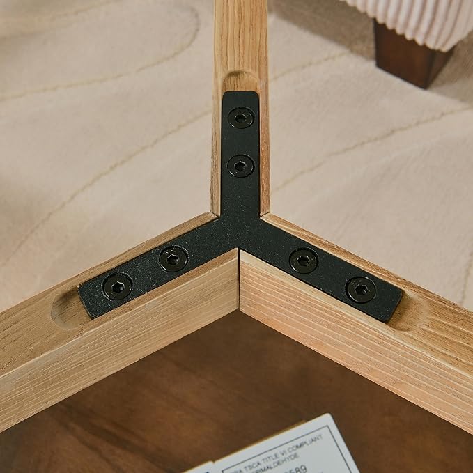 MODERION Round End Table, Rustic Side Tables - Image 6