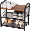 Shoe Rack, 3-Tier Shoe Organizer by BWOORACKU