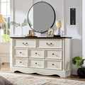 Farmhouse 8 Drawers Dresser for Bedroom by LegacyAmerhomeDirect