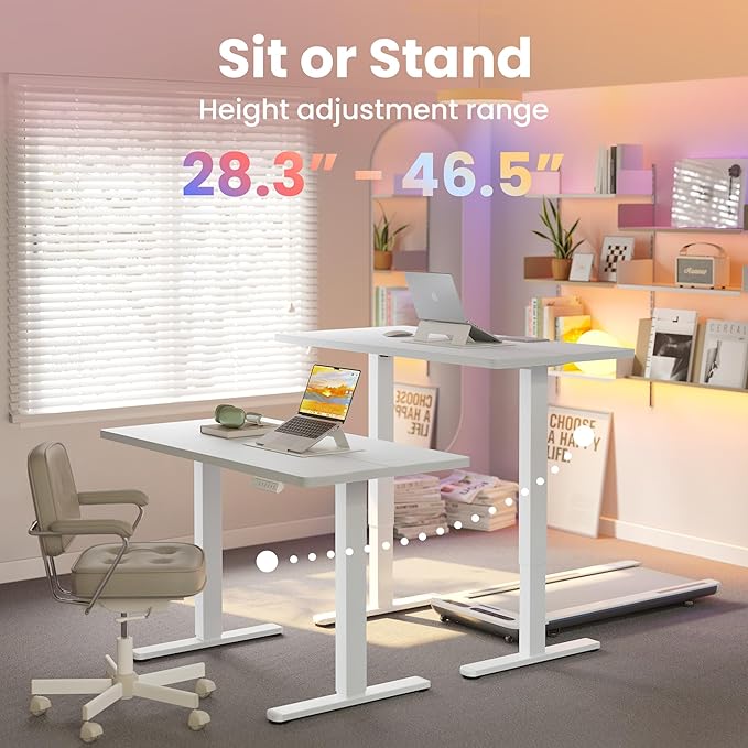 HUANUO 71 x 30 inch Electric Standing Desk Adjustable Height, 4 Memory Height - Image 4