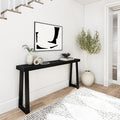 Plank+Beam Solid Wood Console Table, 66 Inch, Sofa Table, Narrow Entryway Table by PlankBeam