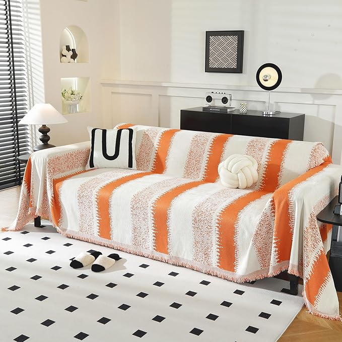 LUFEIJIASHI Boho Couch Covers for Sofa Non Slip Sofa Covers Washable Couch by LUFEIJIASHI