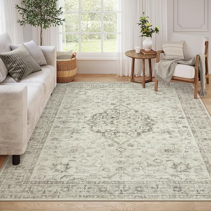 LIVEBOX Washable Area Rug 8x10 Rugs by LIVEBOX
