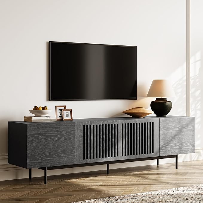 POVISON Full Assembled Mid-Century Modern TV Stand by POVISON