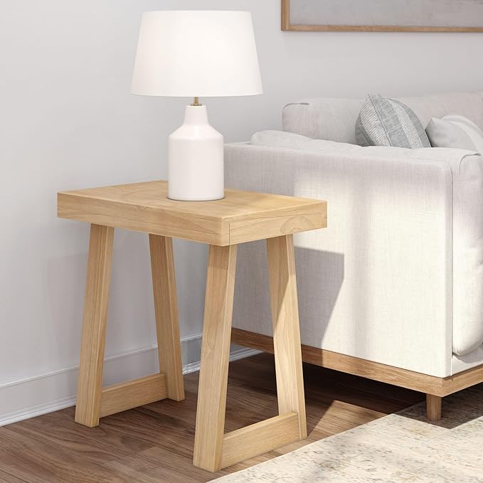 Plank+Beam Classic Rectangular Side Table, Slim Side Table by PlankBeam