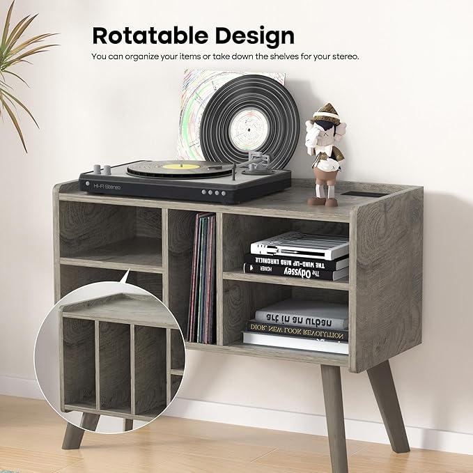 Forevich Record Player Stand Table - Image 4