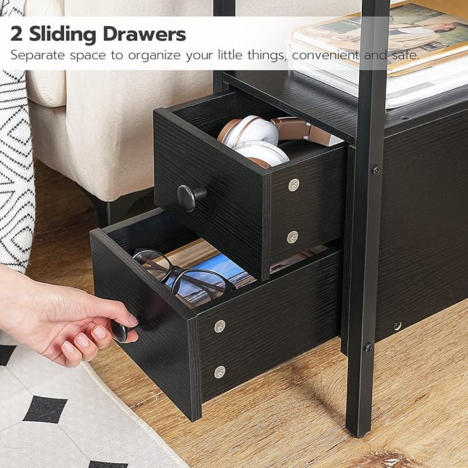 HOOBRO Set of 2 End Tables - Image 5