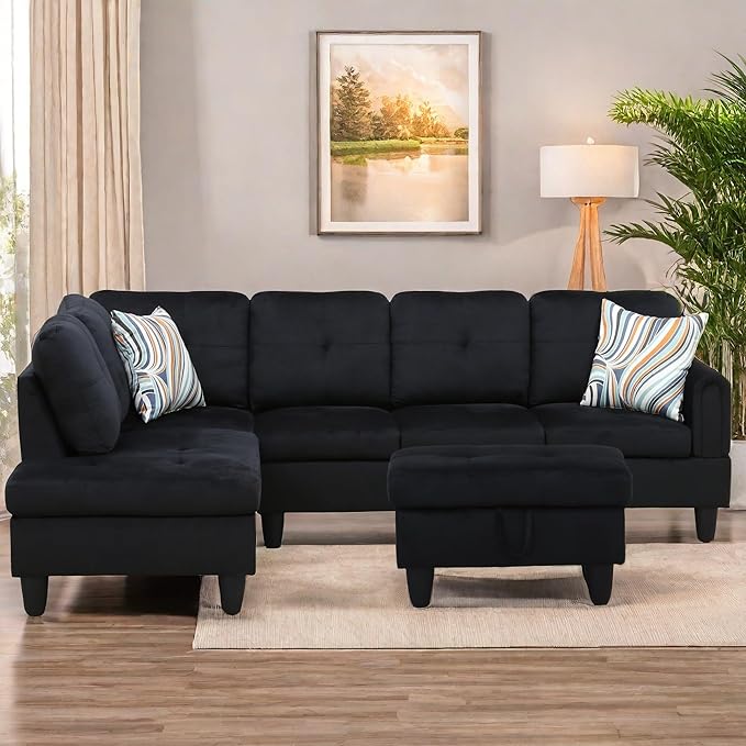 L Shaped Sectional Couches for Living Room, Modern Modular Sectional Sofa - Image 6