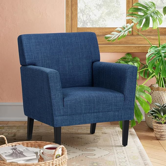 COLAMY Modern Accent Chair for Living Room, Upholstered Fabric Accent Armchair by COLAMYINC