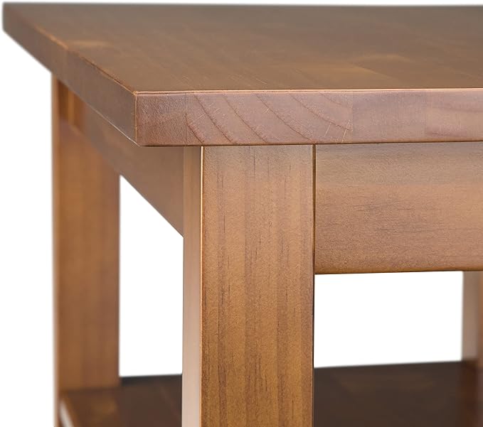 SIMPLIHOME Warm Shaker SOLID WOOD 14 inch Wide Rectangle Transitional Narrow - Image 8