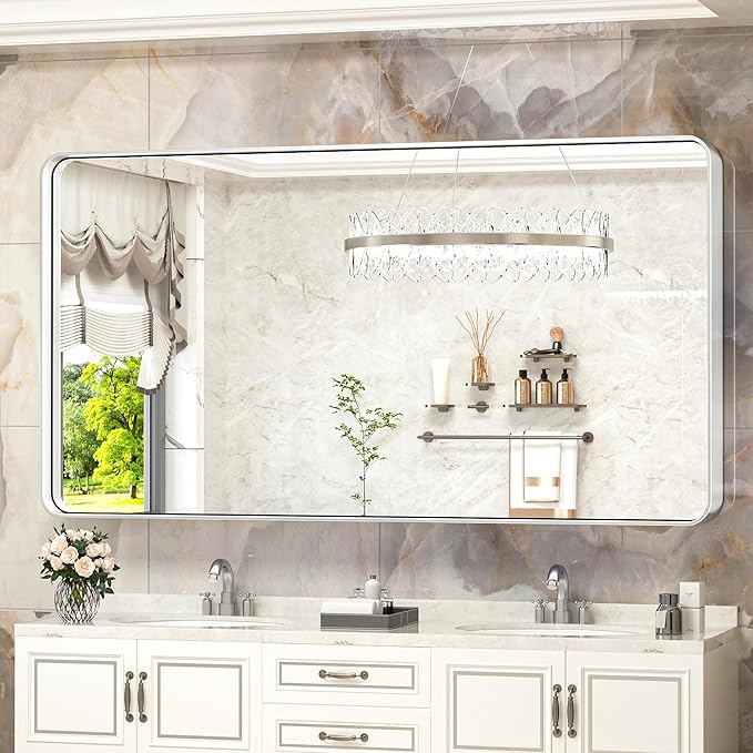 TokeShimi 60 x 28 Inch Wall Mirror by RefinedBathroomAccessories