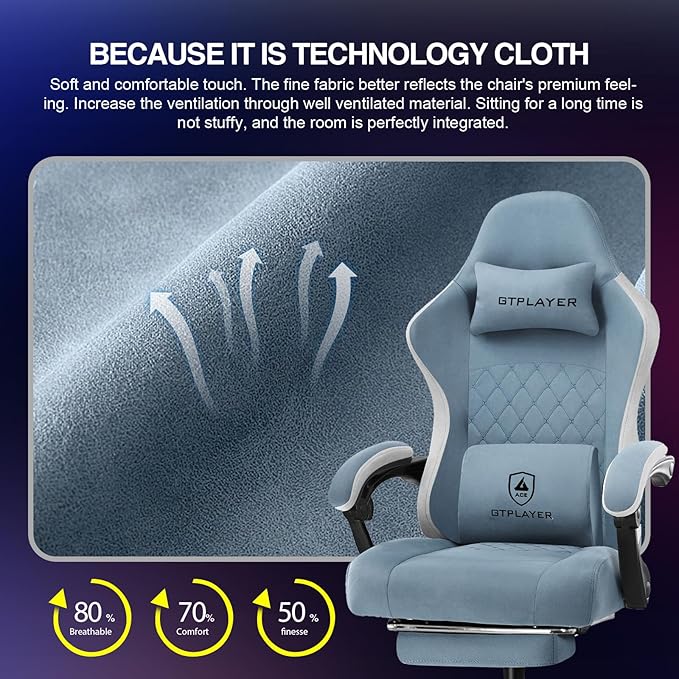 GTPLAYER Gaming Chair, Computer Office Chair - Image 8