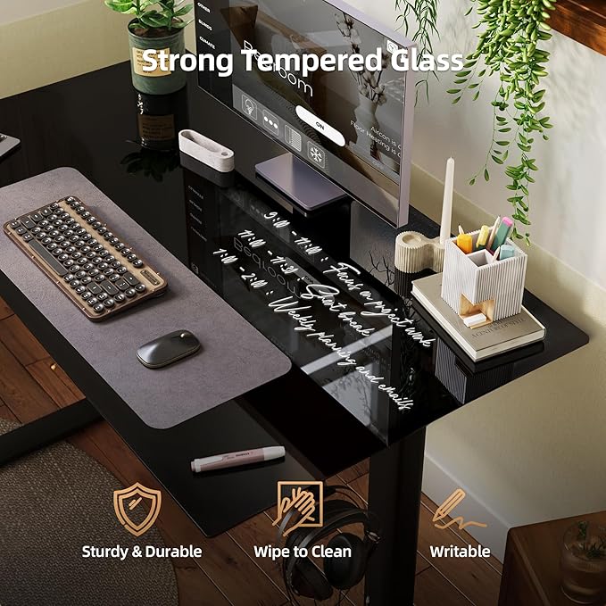 INNOVAR Glass Standing Desk - Image 6