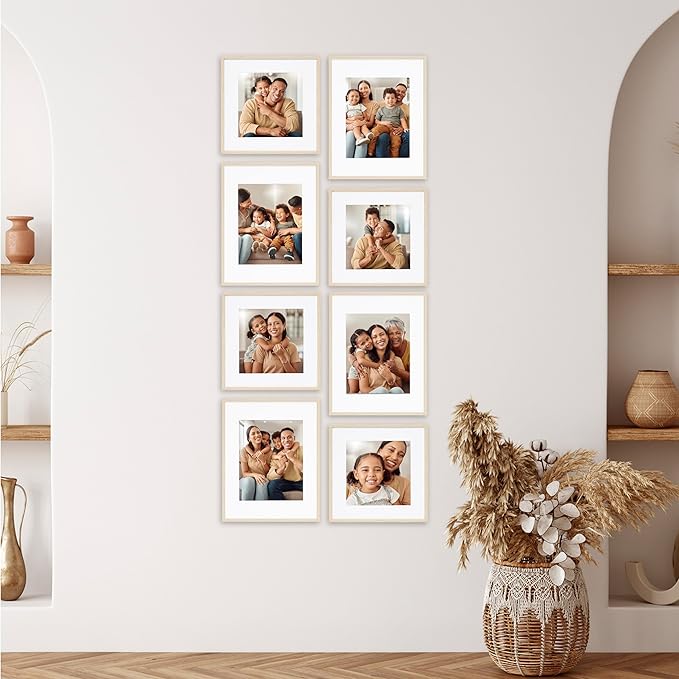 Camden Reed Arcadia 8 Piece Oversized Gallery Wall Frame, 11x14 and 11x11 inch - Image 6