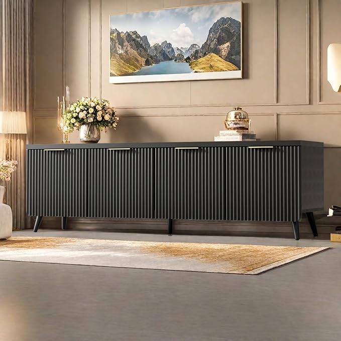 TV Stand for Up to 60" TVs, Modern Entertainment Center - Image 3