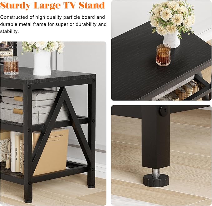 TV Stand for TVs up to 60 Inch, Entertainment Center for Living Room - Image 4
