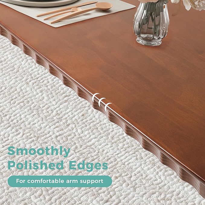 47.2 Inch Solid Wood Dining Table - Image 6