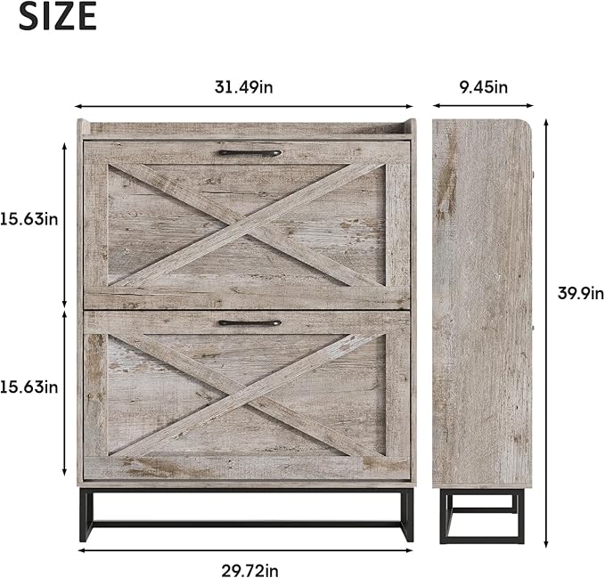 Maupvit Shoe Storage Cabinet - Image 2