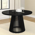 Plank+Beam Lido Round Dining Table, Minimalist Kitchen Table by PlankBeam