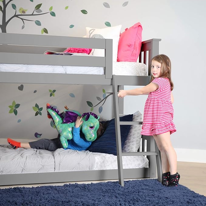 Max & Lily Twin Over Twin Low Bunk Bed - Image 5