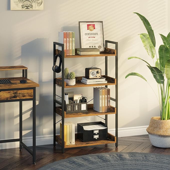 Rolanstar Bookshelf 4 Tier - Image 2
