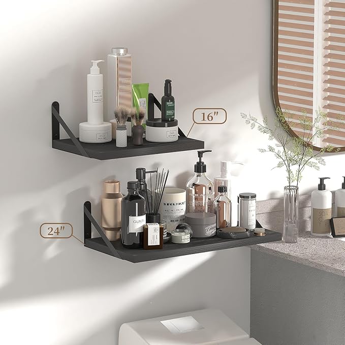 SAUMONIERES Floating Shelves Wall Bookshelf - Image 6