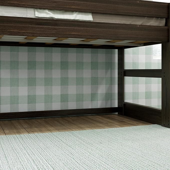 Max & Lily Modern Farmhouse Low Loft Bed, Twin Bed Frame - Image 5
