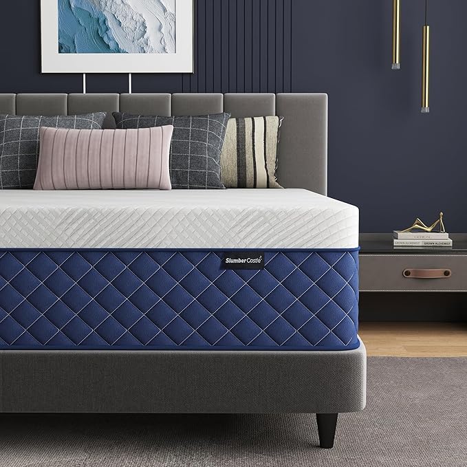 Twin XL Mattresses, 12 Inch Hybrid Twin XL Mattress in a Box, Memory Foam and by YourCastleofComfort