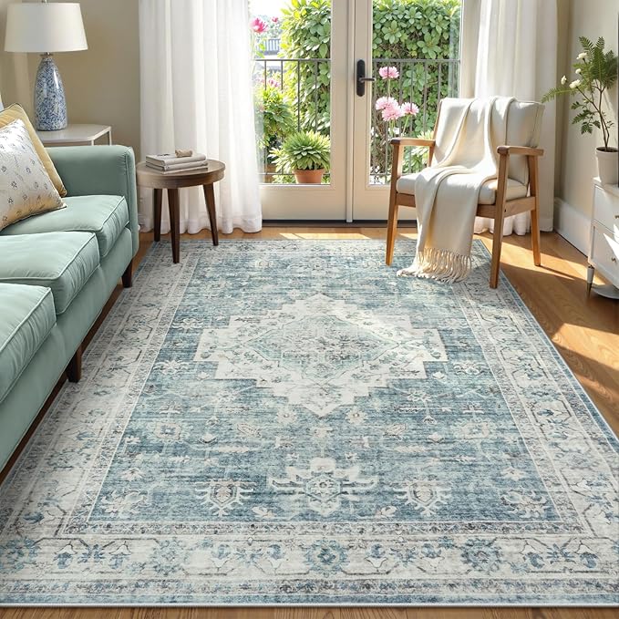 LIVEBOX Washable Area Rug 5x7 Rugs by LIVEBOX