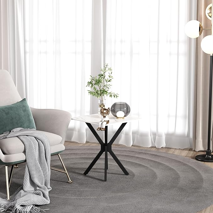 Square Side Table Set of 1, Modern Stylish End Table - Image 2