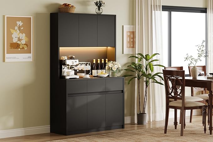 Garvee Kitchen Pantry Storage Cabinet, Tall Storage Cabinet by Garvee