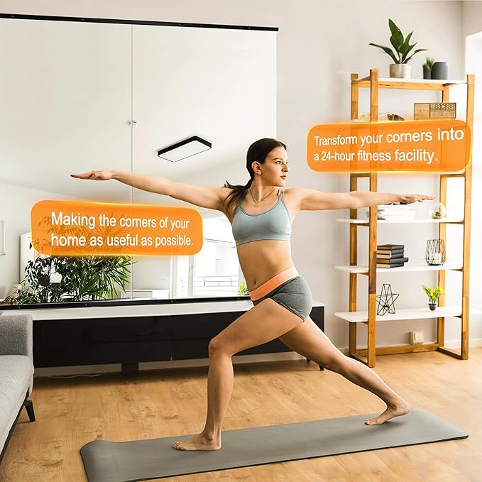 Delma Home Gym Mirror, Large Full Body Glass - Image 4