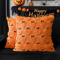 4TH Emotion Halloween Ghost Decorative Pillow Covers 18x18 Set of 2 by 4THEmotion