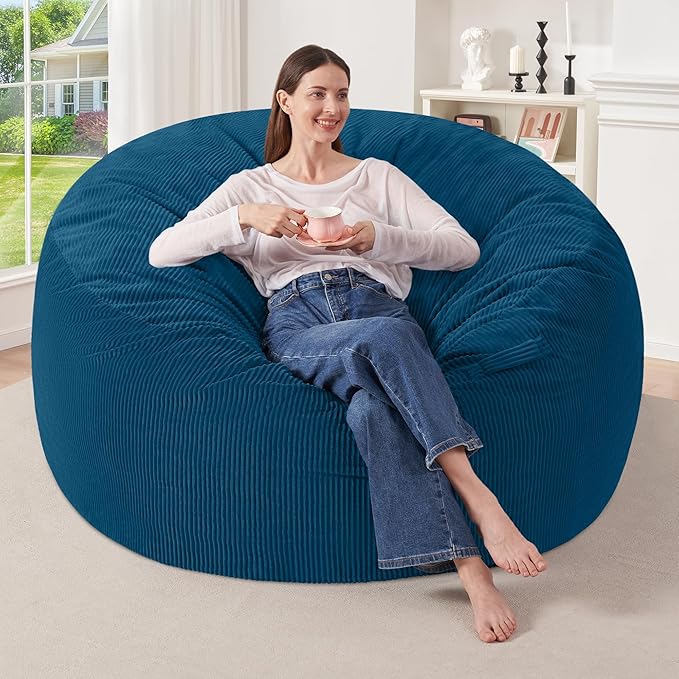 HABUTWAY 4FT Bean Bag Chair, Giant Bean Bag Chairs by HABUTWAYMakeYourLifeComfortable