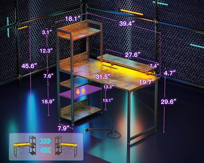 ODK Reversible Gaming Desk - Image 3