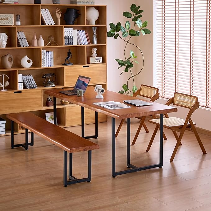 Solid Wood Administrative Desk, Dining Table - Image 9