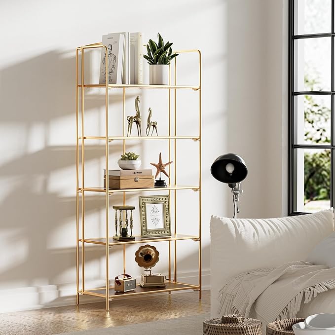 Crofy No Assembly Folding Bookshelf - Image 2