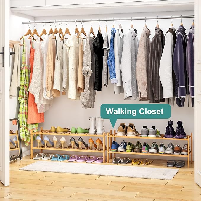 2-Tier Long Shoe Rack for Entryway, Long 33IN | Beautiful | Functional | Sturdy - Image 4