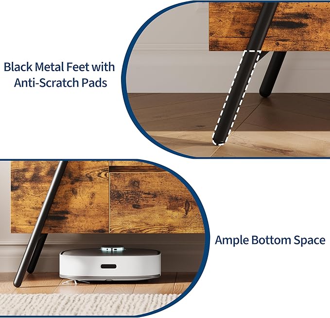 GarveeHome TV Stand for 47 Inch TV, Entertainment Center - Image 7