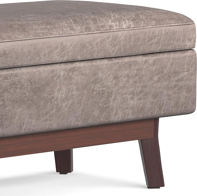 SIMPLIHOME Owen 48 inch Wide Mid Century Modern Rectangle Rectangular Storage - Image 11