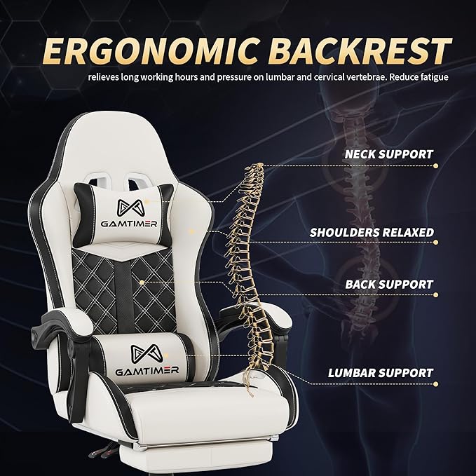 Gaming Chair, 400 lbs Adult Chair, High Back Computer Chair - Image 7