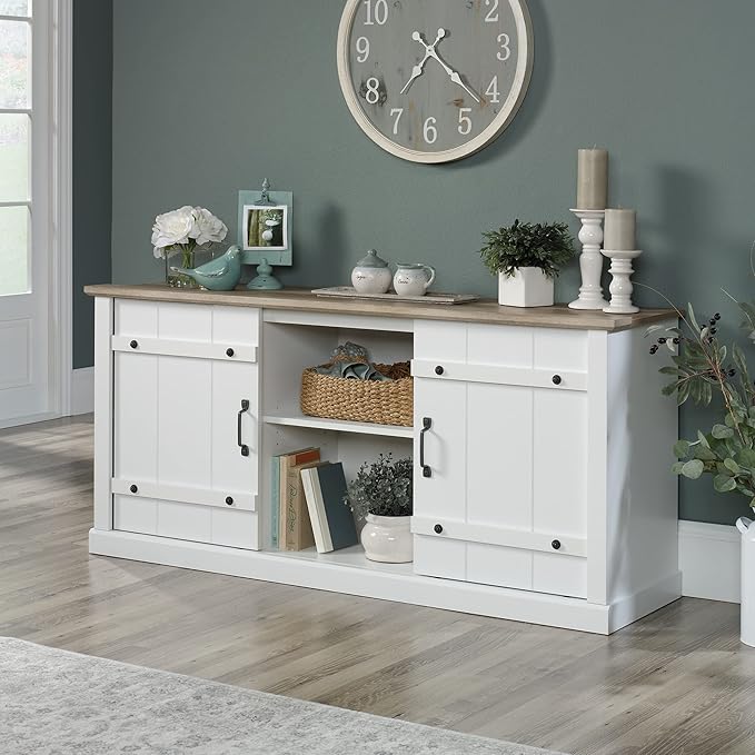 Sauder Miscellaneous Entertainment Farmhouse TV Stand, - Image 2