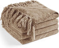 Chenille Throw Blanket for Couch 50"X 60", Soft Cozy Throws by LONGCREATE