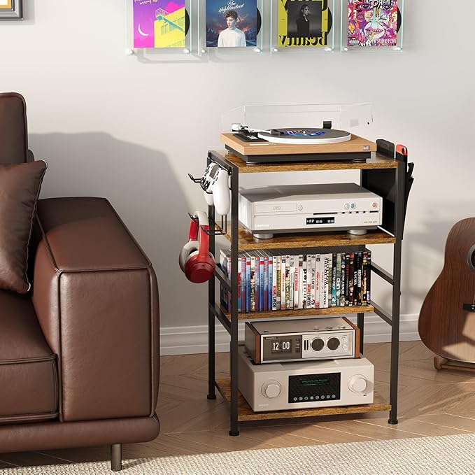4-Tier AV Media Stand, Game Console Stand - Image 2