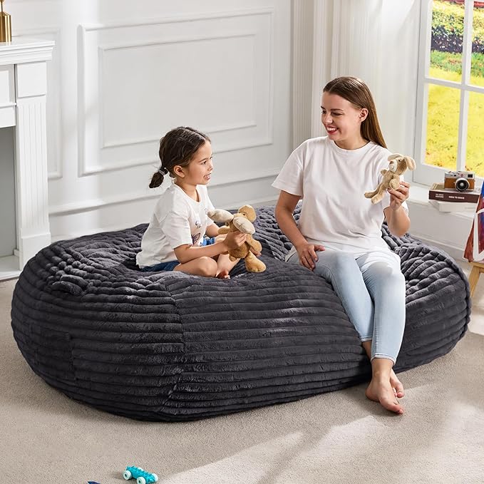 Hobestluk 4FT Bean Bag Chairs Adult Bean Bag by YourHomeDeservesMore