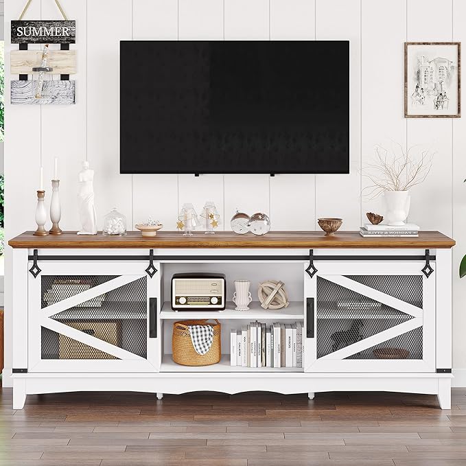 IDEALHOUSE Modern TV Stands for Living Room, 65 Inch TV Stand Entertainment - Image 3