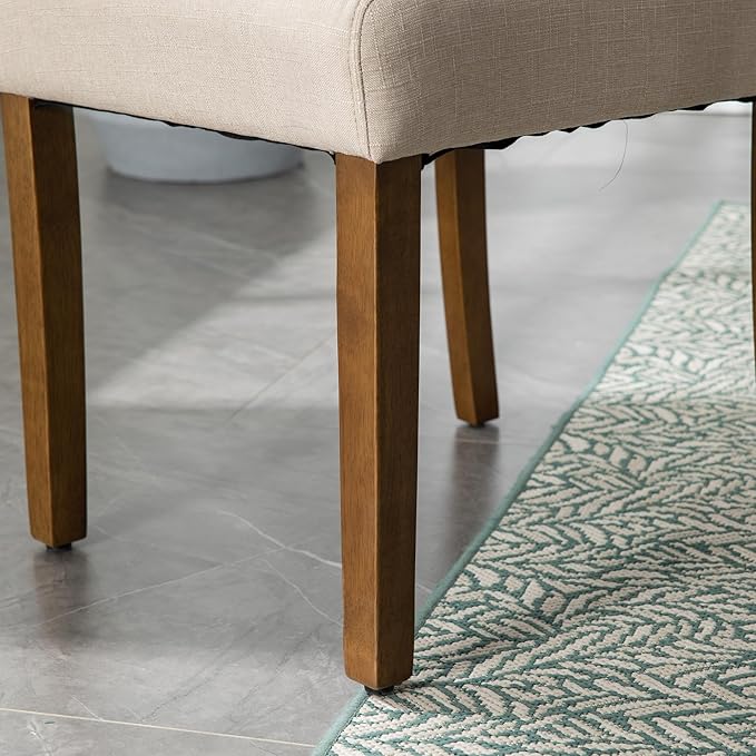 Stylish Upholstered Parsons Dining Chair - Image 9