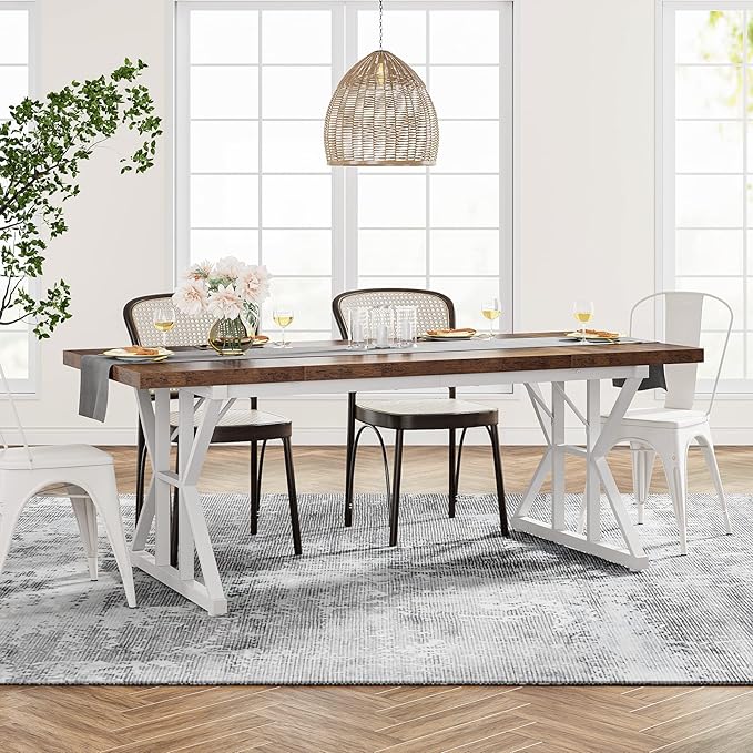 Tribesigns Farmhouse Dining Table - Image 5