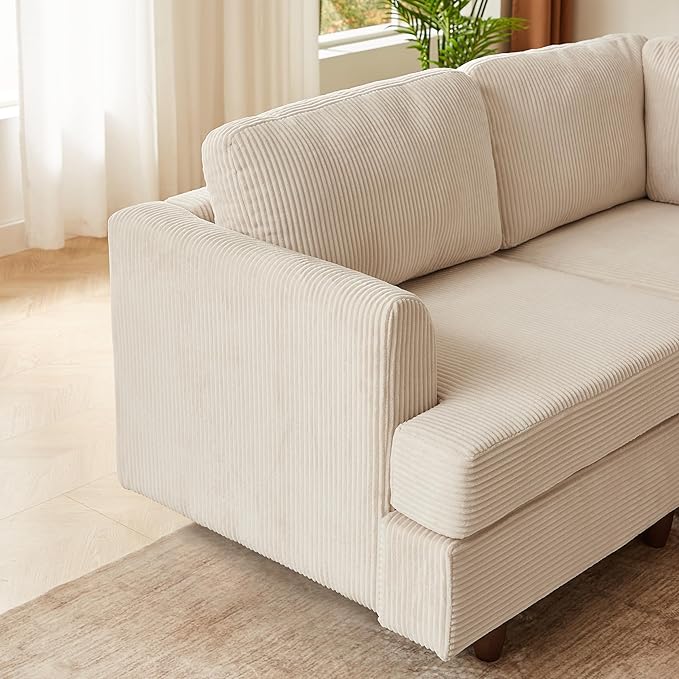 127.5" L/U-Shaped Sectional Couch - Image 6