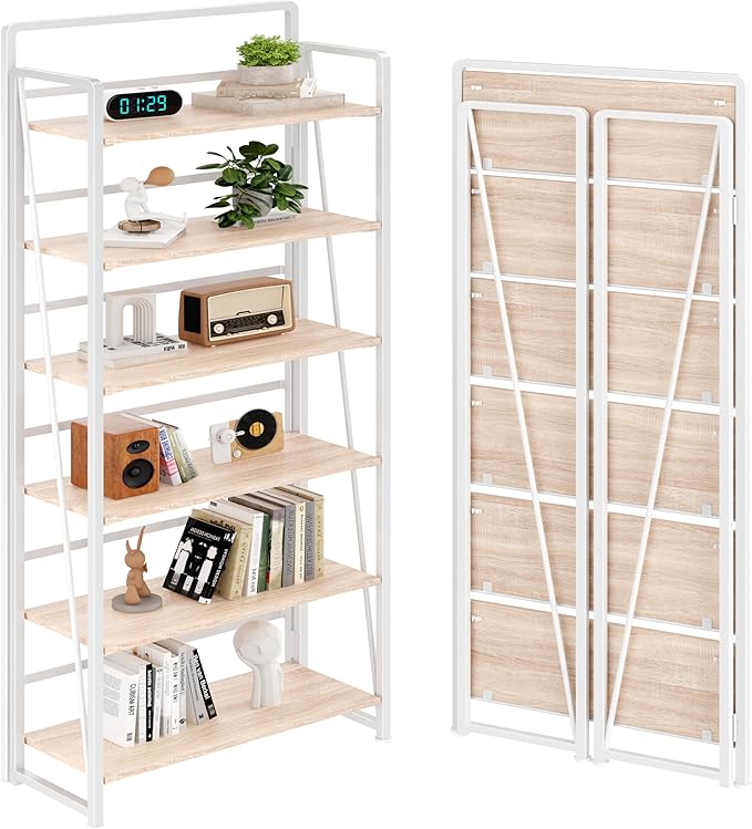 BHG No Assembly Folding Bookshelf by BHG